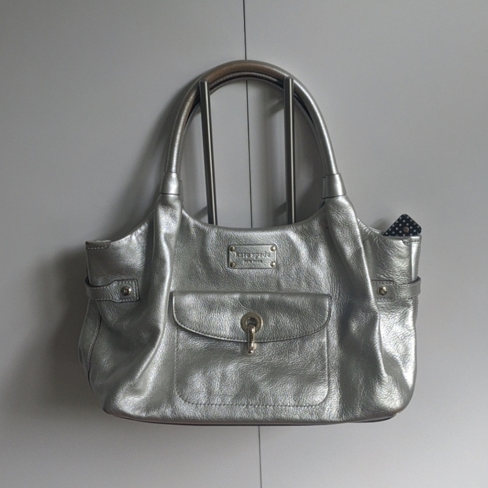 Silver Kate Spade bag